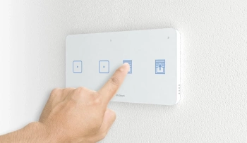 Podwójny dwupolowy dotykowy szklany włącznik oświetlenia z włącznikiem rolet WSZ-22