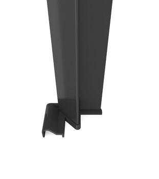 Profil do drzwi wnękowych systemu Kerria Plus nero KTS N00X