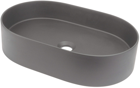 Umywalka granitowa nablatowa titanium CQS TU6S