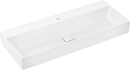HG Xevolos E Umywalka wisząca 1200/480 z otworem na baterię, bez przelewu, SmartClean, Biały
