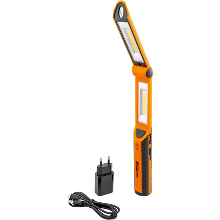 LAMPA AKU. SKŁADANA 2x3W + 1 LED, MAGNETYCZNA