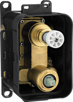 BOX podtynkowy mieszaczowy z przełącznikiem natrysku mosiądz BXY X44M