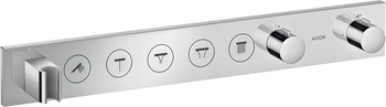 AX ShowerSolutions Moduł termostatyczny Select 670/90 do 5 odbiorników, podtynkowy, Chrom