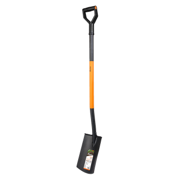 Szpadel prosty z hartowaną głowicą ze stali borowej