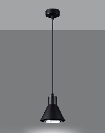 Lampa wisząca TAZILA 1 czarna [ES111]