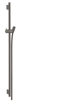 HG Unica Drążek prysznicowy S Puro 90 cm z wężem Isiflex 160 cm, Czarny Chrom Szczotkowany