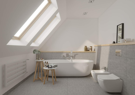 Bidet wiszący biały CDZ 6BPW