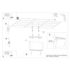 Plafon SOLE czarny LED