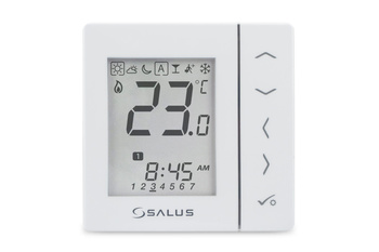 Salus przewodowy, podtynkowy, regulator temperatury VS30W, tygodniowy, biały, 230 V