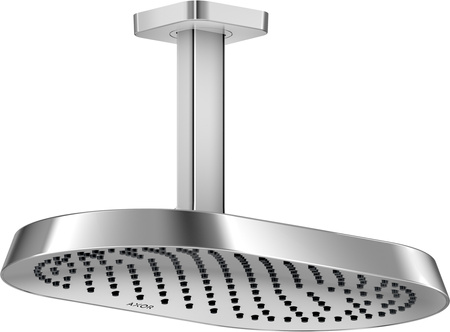 AX ShowerSphere Głowica prysznicowa 370/220 1jet EcoSmart z przyłączem sufitowym, Chrom