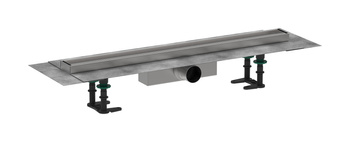HG RainDrain Compact Kompletny odpływ liniowy 700, ruszt do wyłożenia płytkami, standardowy