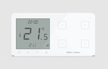 Czteropolowy dotykowy szklany włącznik z regulatorem temperatury WSR-04