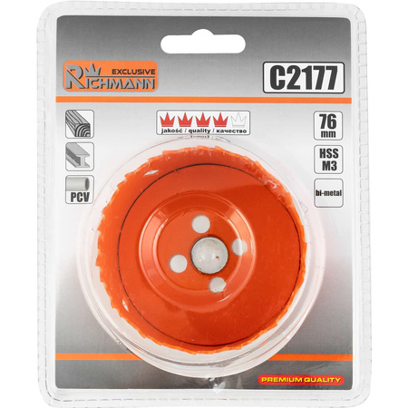 OTWORNICA BIMETAL  76  MM