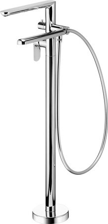 Bateria wannowa wolnostojąca z zestawem prysznicowym chrom BGA 017M