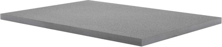 Półka kamienna do słupka - system modułowy szary mat CBL S20B