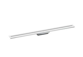 AX Drain Element zewnętrzny odpływu liniowego 1000, montaż przyścienny, Biały Matowy