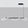 Lampa wisząca GALAKSE 148 czarna LED 2700-6500K
