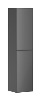 HG Xevolos E Szafka boczna wysoka 400/360, drzwi prawe, Szary Łupek Matowy, Kolor frontu: Szary Łupek Metaliczny