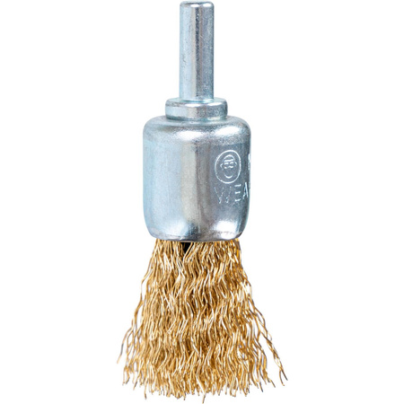 SZCZOTKA DO WIERT. PĘDZELKOWA 17 MM MOSIĄDZOWANA