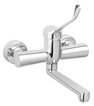 ALGEO MEDICO bateria umywalkowa ścienna, chrom