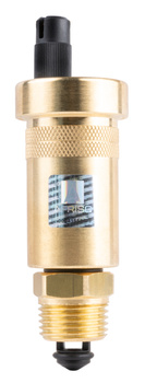 Odpowietrznik automatyczny pionowy PrimoVent G3/8" z Aquastop i zaworem stopowym R1/2"