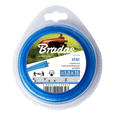 Żyłka TRIMMER, gwiazda, blister