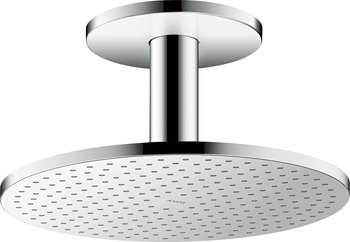 AX ShowerSolutions Głowica prysznicowa 300 2jet z przyłączem sufitowym, Chrom