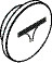 AX Symbol strumień PowderRain wewnętrzny do modułu Select, Chrom