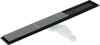 Odpływ liniowy podłogowy 60 cm - Odwracalny nero KOS N06D