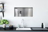 WALL-BOX NO RIM - Półka wnękowa bezramkowa INOX 60x30x7 cm
