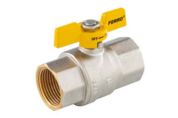 Zawór kulowy gazowy z motylkiem GW-GW 1" typ G61
