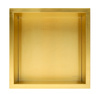 WALL-BOX ONE Gold / Brass - Półka pojedyncza złota 30x30x10 cm