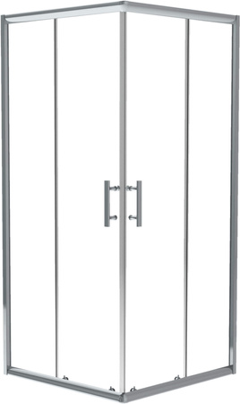 Kabina prysznicowa kwadratowa 80 cm chrom KTJ 042P