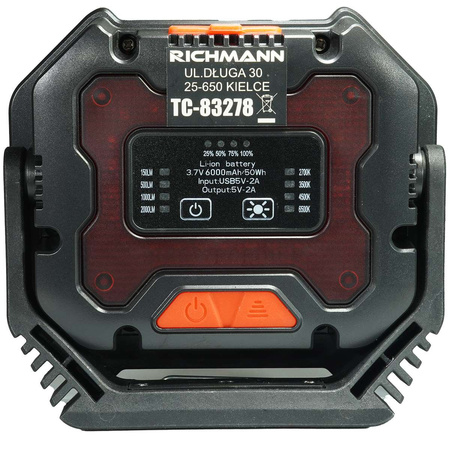 LAMPA HALOGENOWA AKU. 20W LED, 2200 LM