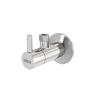 Zawór kątowy z filtrem 1/2"×3/8", okrągły