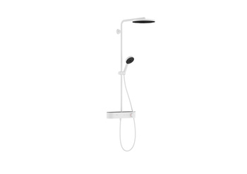 HG Pulsify S Komplet prysznicowy 260 1jet z termostatem ShowerTablet Select 400, Biały Matowy