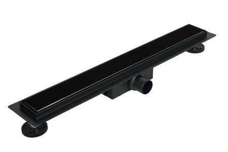 G-Drain Next Odpływ liniowy 70 cm ze szklanym panelem Double Dark