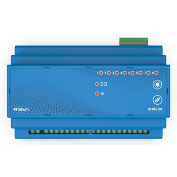 Moduł przekaźnika na szynę DIN PS-08m 230 niebieski
