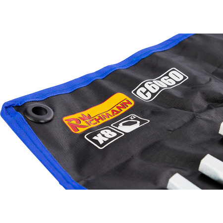 KLUCZE RURKOWE 6-22 MM 8 ELEM. PŁACHTA