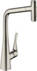 HG Metris Select M71 Jednouchwytowa bateria kuchenna 320, wyciągana wylewka, 2jet, sBox, Stal Szlachetna Finish
