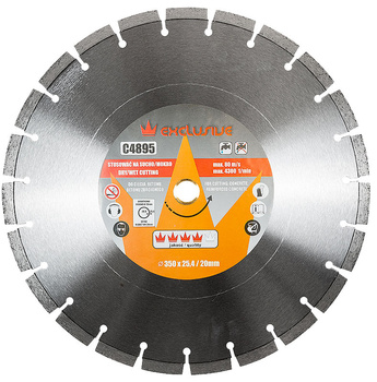 TARCZA DIAM. 350x25,4/20 MM DO CIĘCIA BETONU
