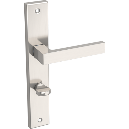 QUBIK klamka na szyldzie długim WC