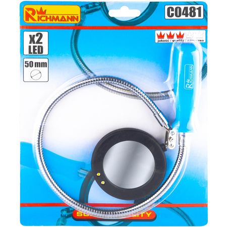 LUSTERKO LED INSPEKCYJNE GIĘTKIE OKRĄGŁE