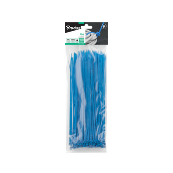 Taśma kablowa 3,6 x 250mm BLUE 100 szt.