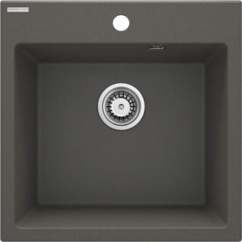 Zlewozmywak granitowy 1-komorowy antracyt metalik stal ZQJ T103