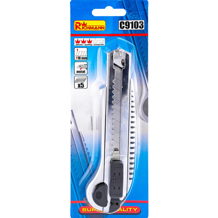 NOŻYK DO TAPET 18 MM +5 OSTRZY