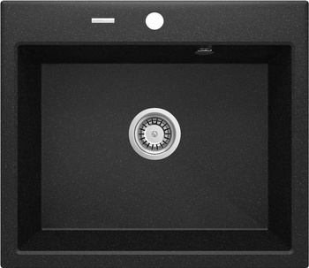 Zlewozmywak granitowy 1-komorowy grafit stal ZQN 2103