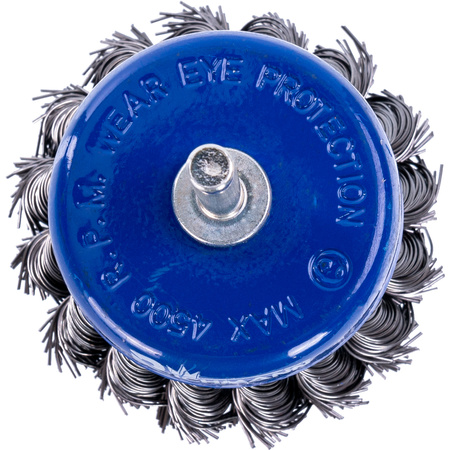 SZCZOTKA DO WIERT. DOCZOŁOWA 75 MM DRUT SKRĘTNY