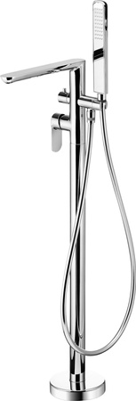 Bateria wannowa wolnostojąca z zestawem prysznicowym chrom BGA 017M