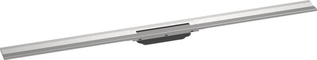 HG RainDrain Flex Element zewnętrzny odpływu liniowego 1200 z możliwością przycięcia, montaż przyścienny, Stal Szlachetna Szczotkowana
